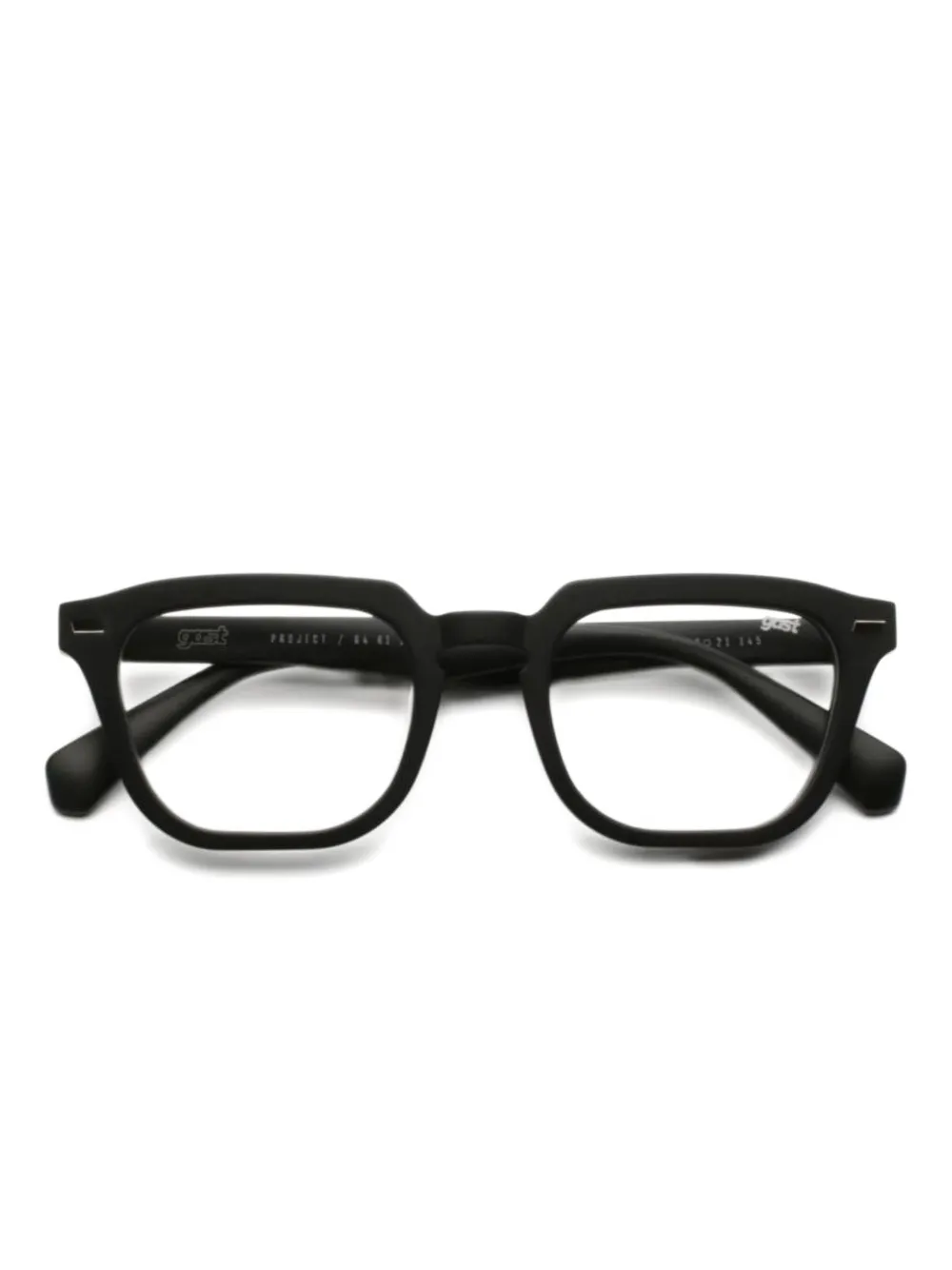 Gast square-frame glasses | Black | Image 1