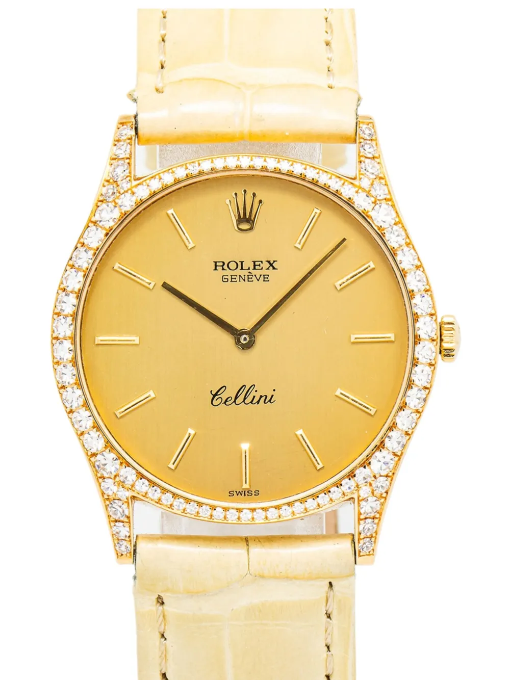 Pre-owned Rolex Cellini 31mm In 中性色