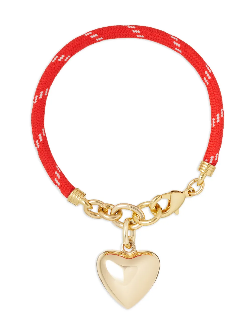 Roxanne Assoulin Puffy Heart armband met koord - Goud