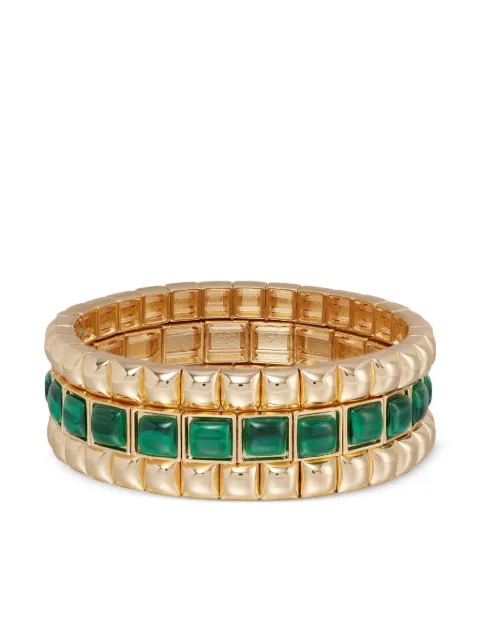 Roxanne Assoulin set de tres pulseras Puffy