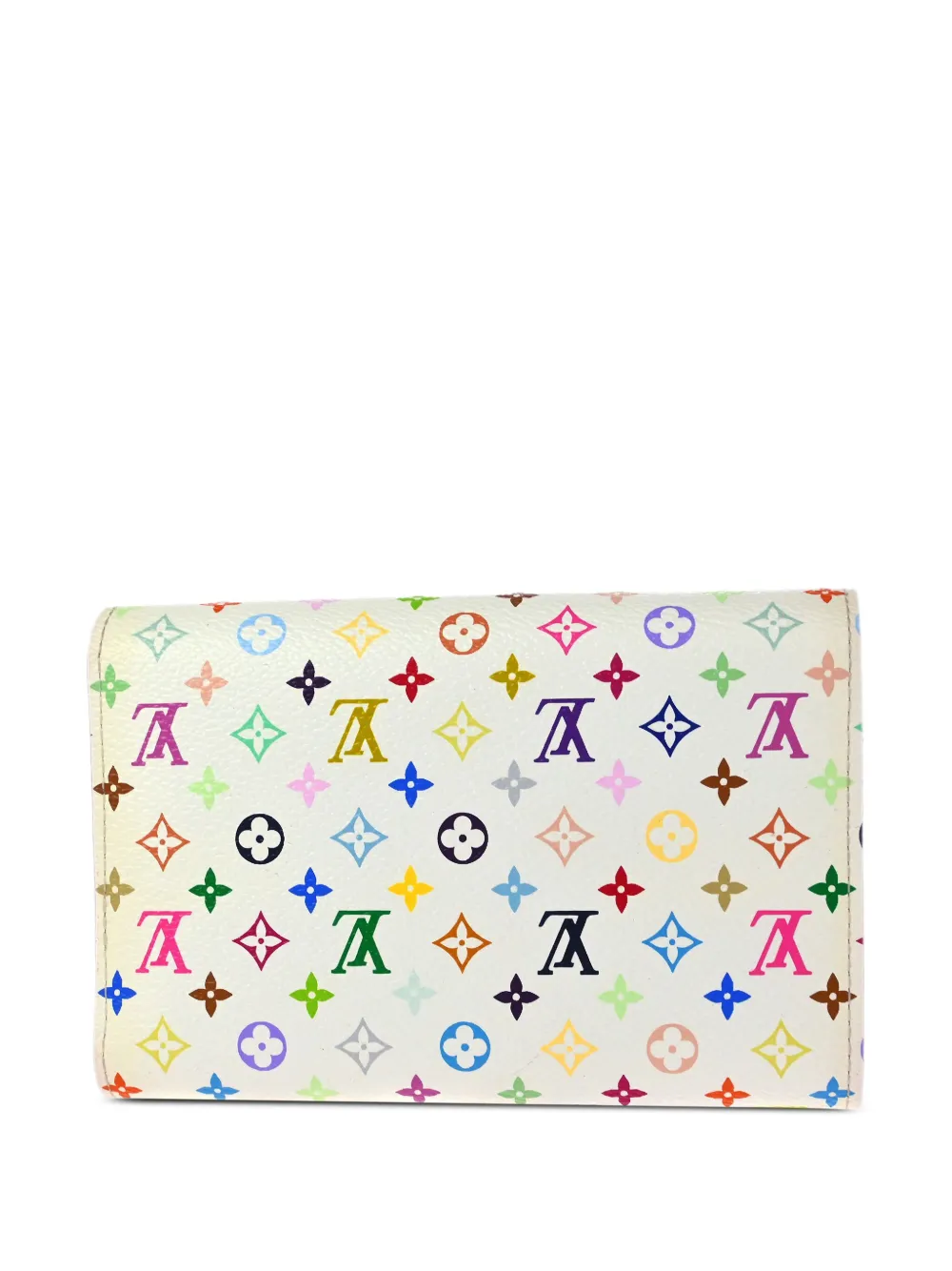 Louis Vuitton Pre-Owned x Takashi Murakami 2008 Portefeuille Alexandra portemonnee - Wit