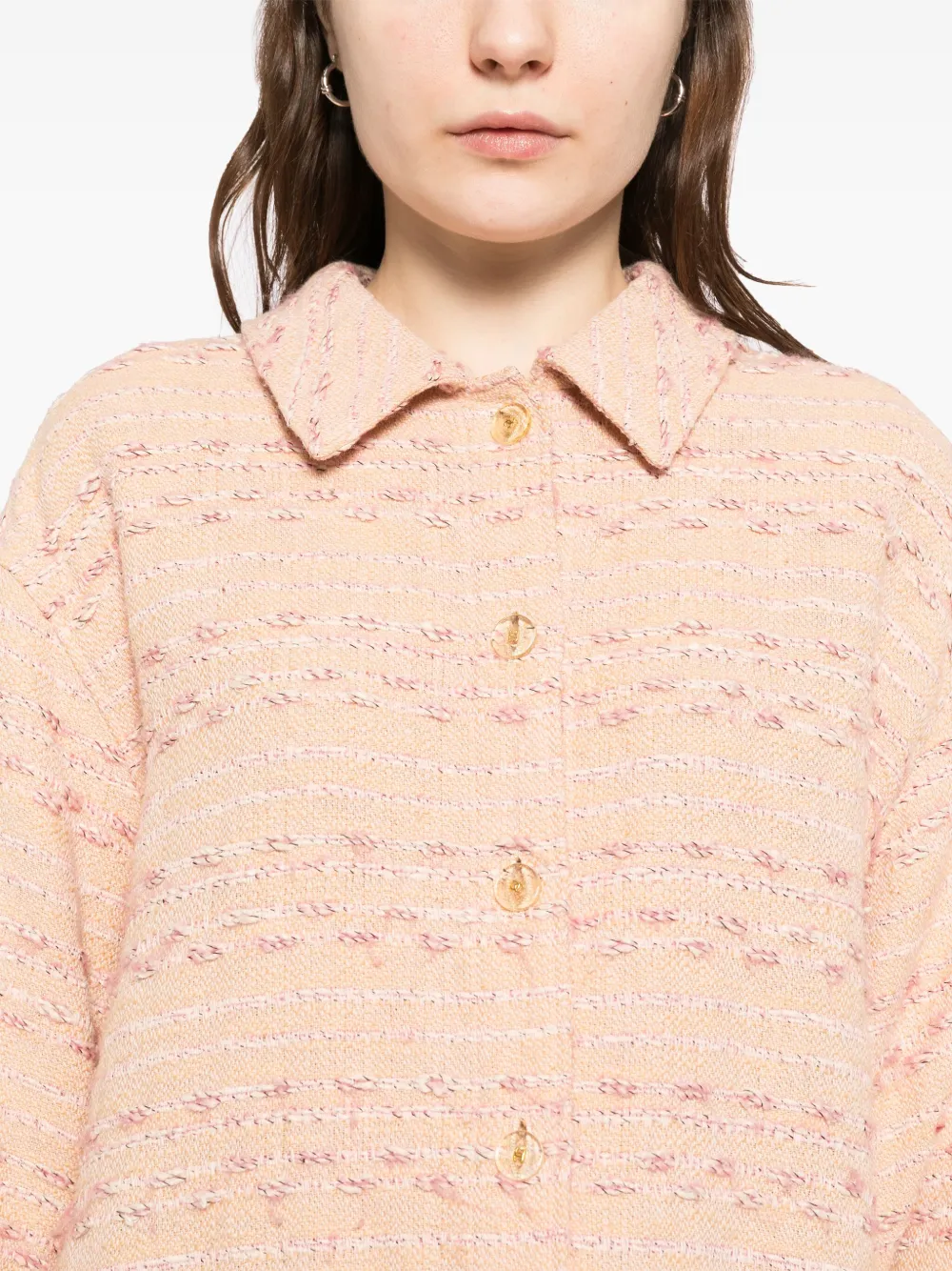 Pre-owned Chanel 1999 Single-breasted Jacket In Pink