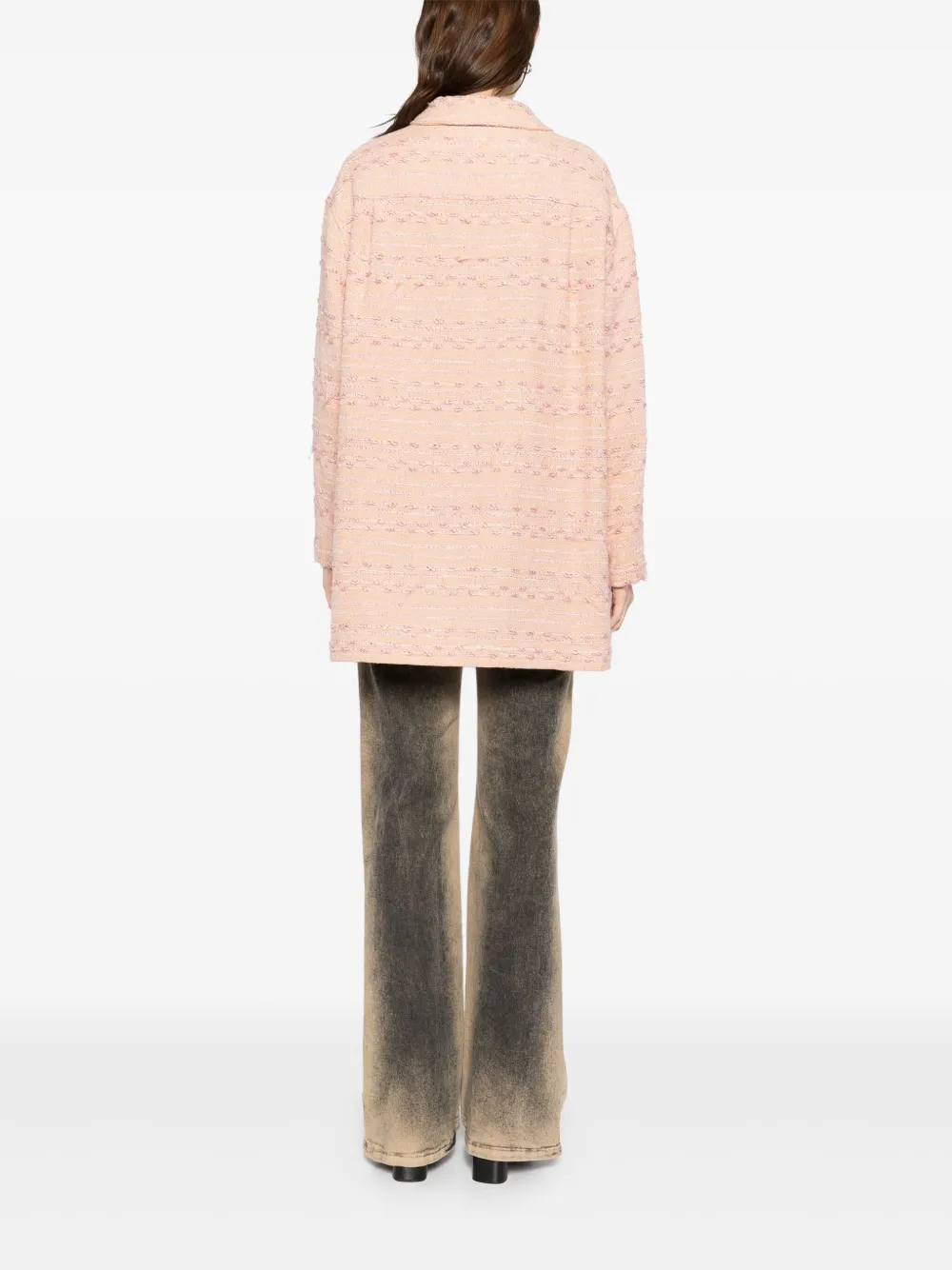 Pre-owned Chanel 1999 Single-breasted Jacket In Pink