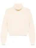 CHANEL Pre-Owned 1996 roll-neck jumper - White