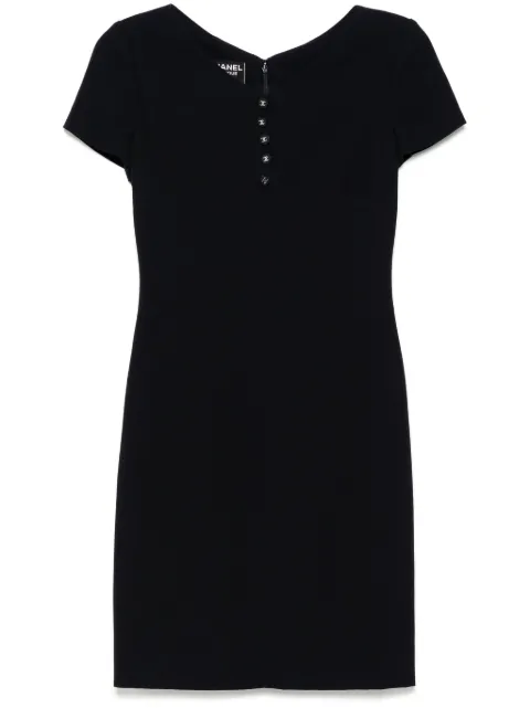 CHANEL Pre-Owned 1996 short-sleeves dress