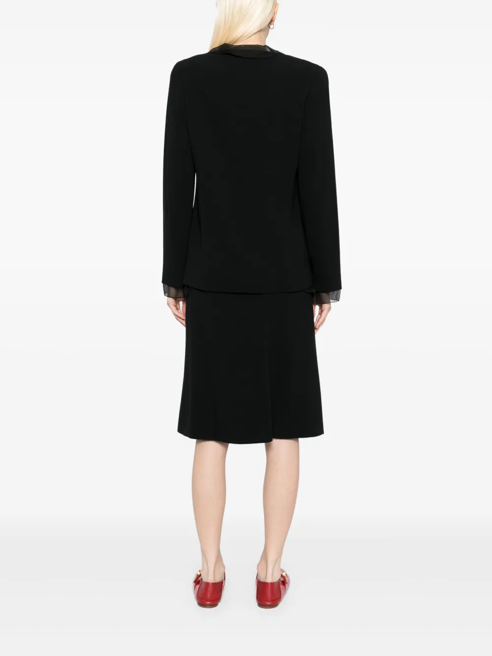 Pre-owned Chanel 1998 Setup Suit In Black