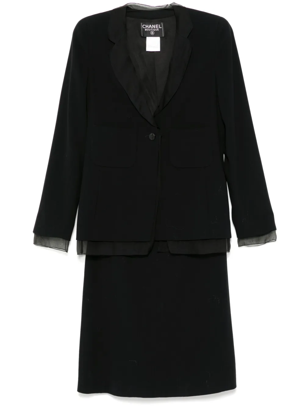 CHANEL Pre-Owned 1998 setup suit | Black | Image 1
