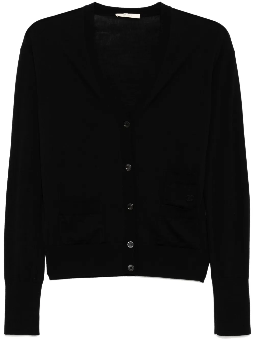 Céline Pre-Owned 1990-2000s cardigan – Black