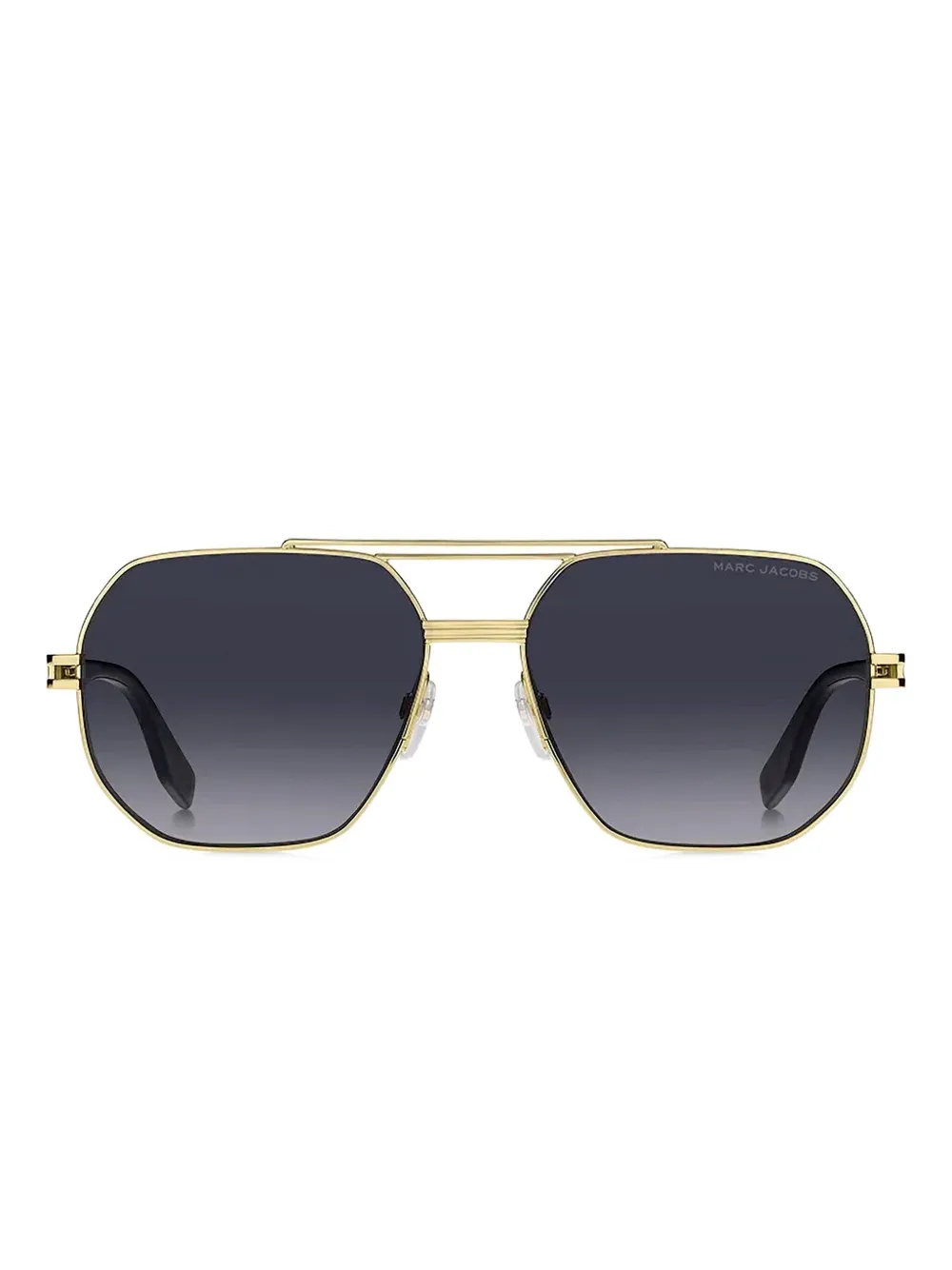 Marc Jacobs Eyewear Zonnebril met achthoekig montuur Goud