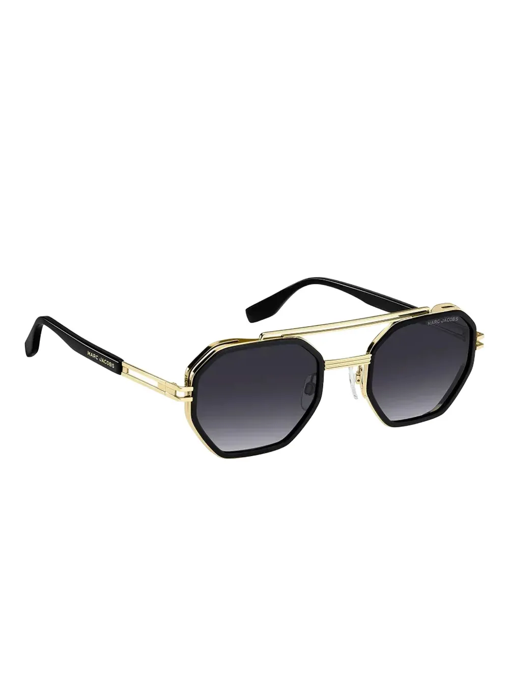 Marc Jacobs Eyewear Zonnebril met geometrisch montuur Goud