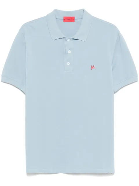 Isaia playera tipo polo con logo bordado