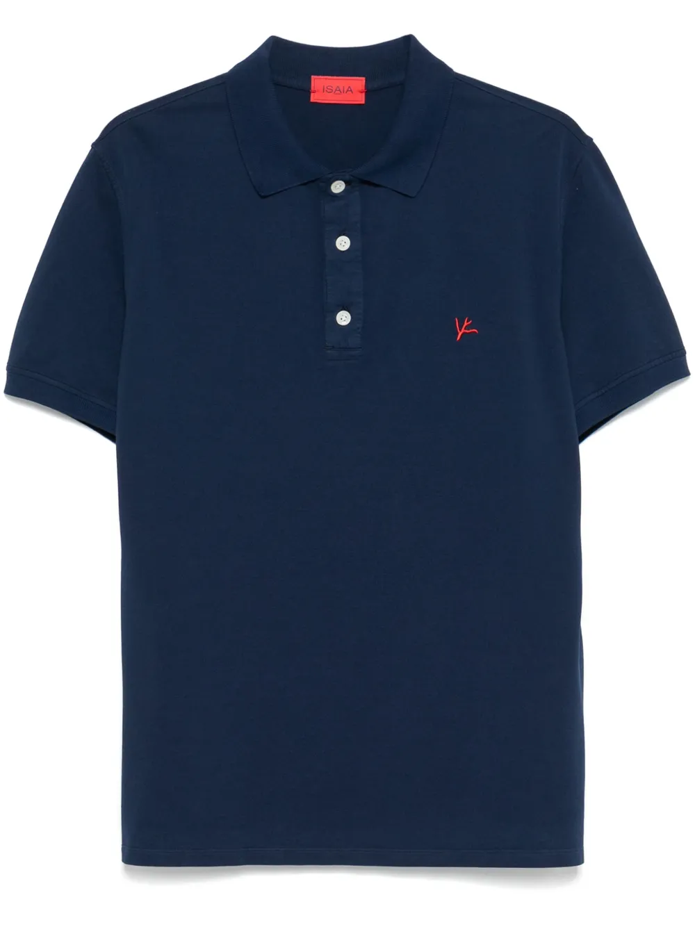 logo-embroidered polo shirt