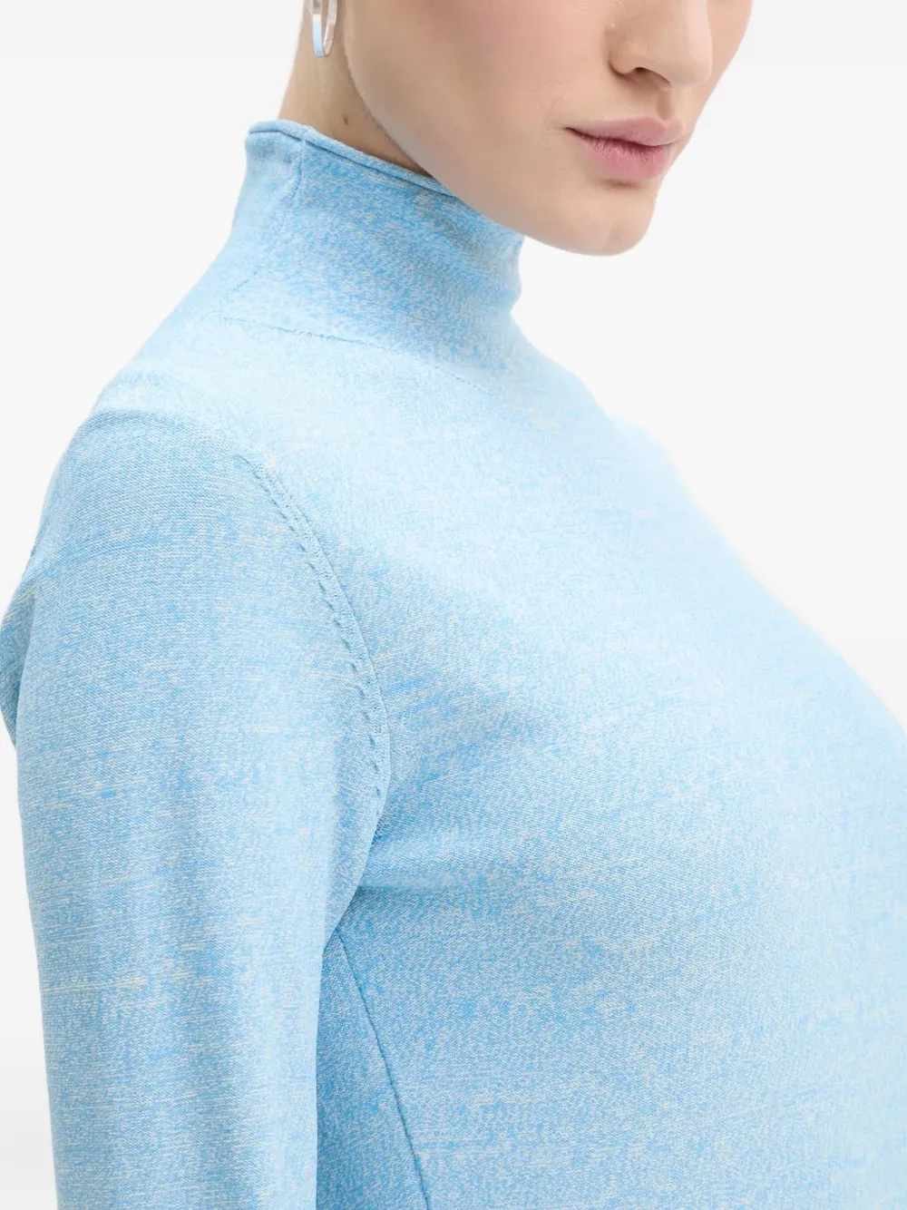 AERON Top met hoge hals Blauw