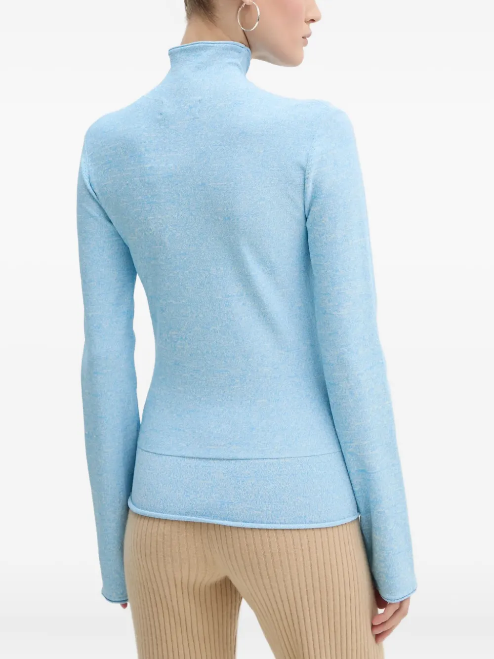 AERON Top met hoge hals Blauw