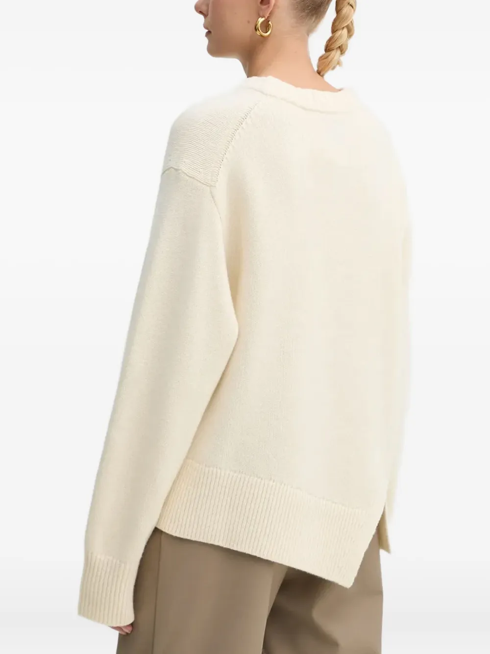 Aeron Abstract-pattern Sweater In Neutral