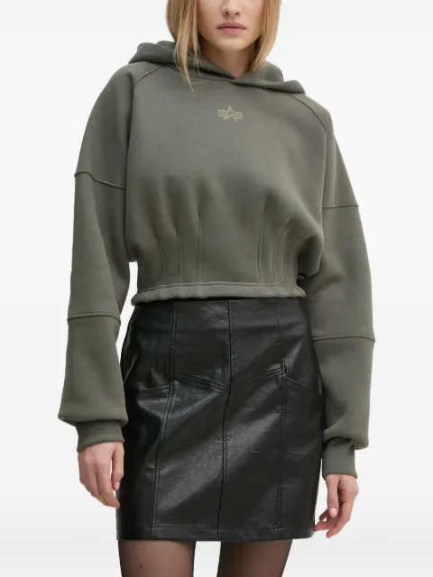 Alpha Industries cinched-waist hoodie