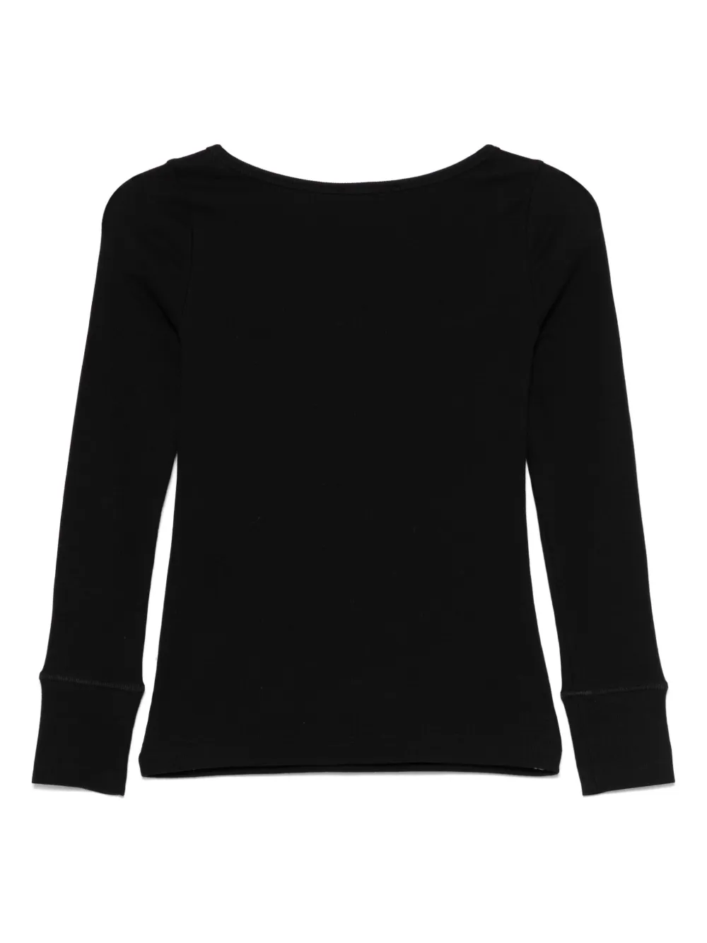 Versace T-shirt met logopatch - Zwart