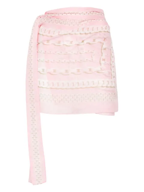 Versace chain link-print pareo