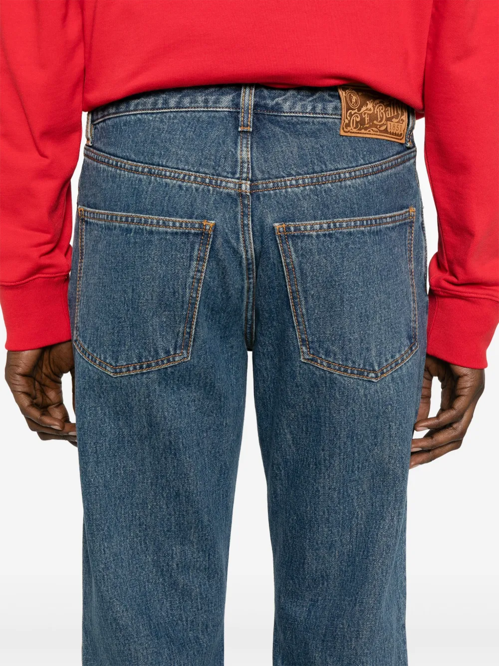 Bally Straight jeans Blauw