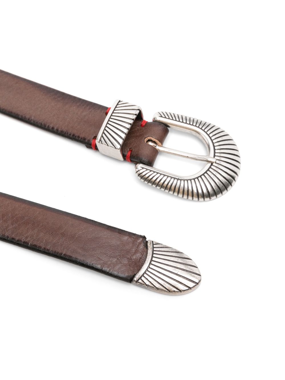 Eleventy leather belt - Bruin