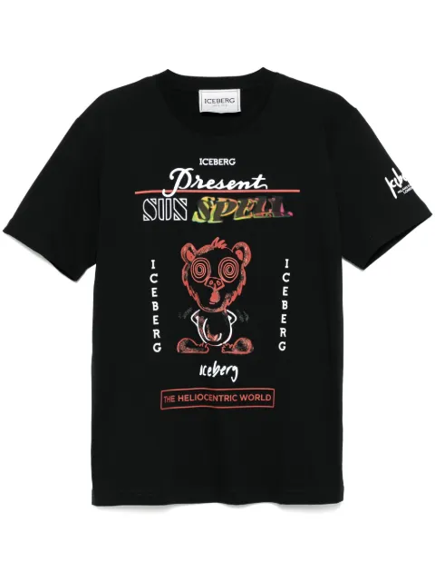 Iceberg T-Shirt mit Logo-Print