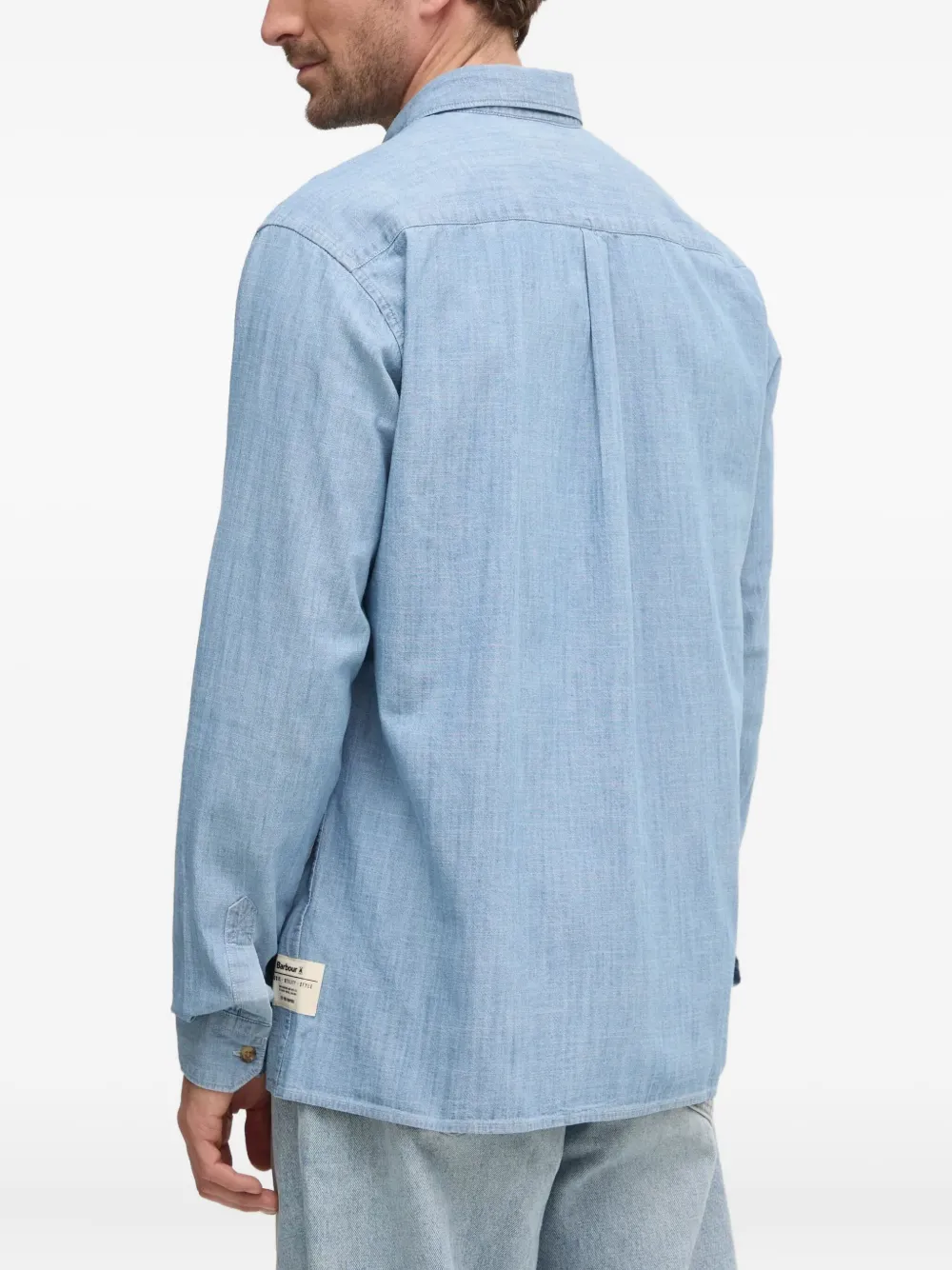 Barbour Denim overhemd Blauw