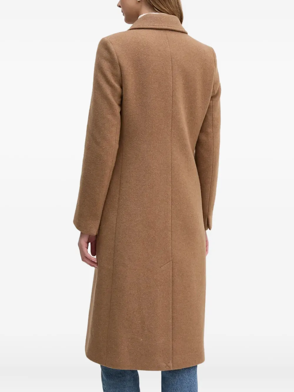 Barbour Marylin Double-breasted Wool Coat In Brown