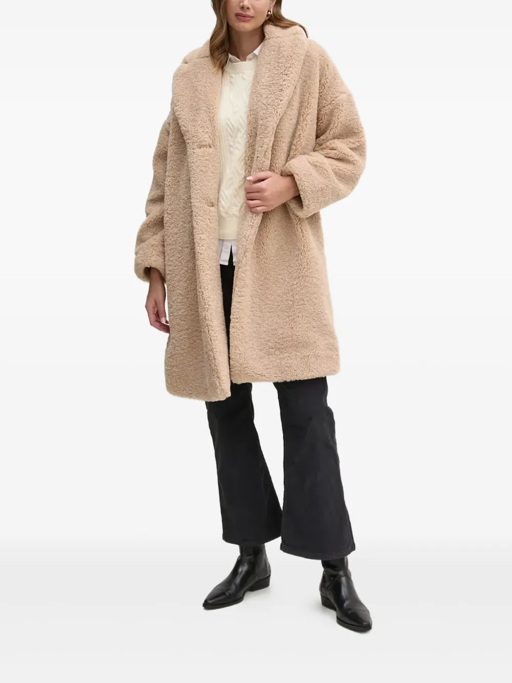 Barbour Ambani Teddy Coat In Neutral