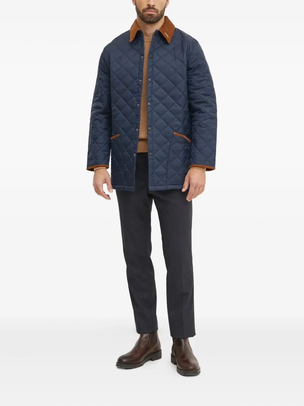 Barbour chamarra con cuello de pana | Chamarras con plumón y capitonadas | Image 2