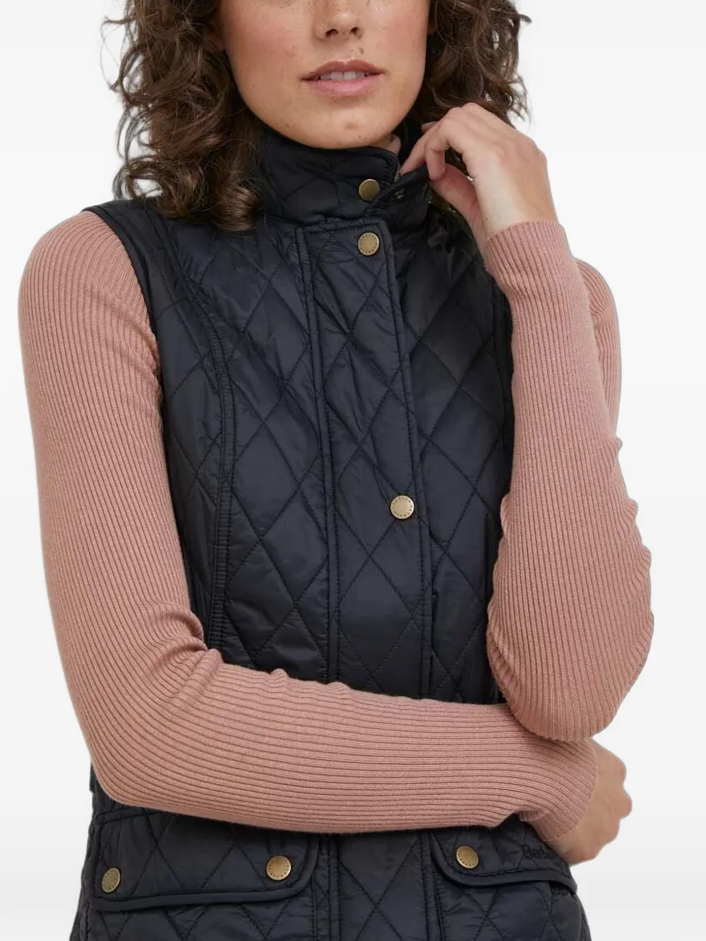 Barbour Gewatteerde bodywarmer Zwart