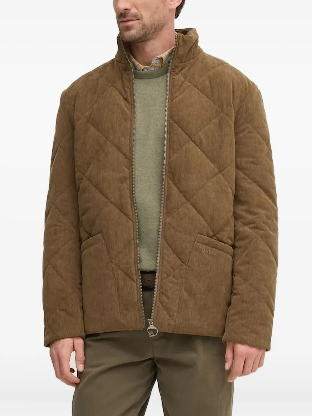 Barbour Liddesdale corduroy padded jacket Bruin