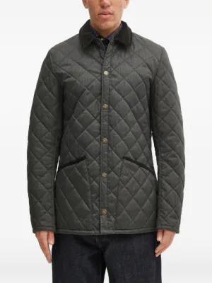 Barbour キルティングジレ | ブラック | FARFETCH JP
