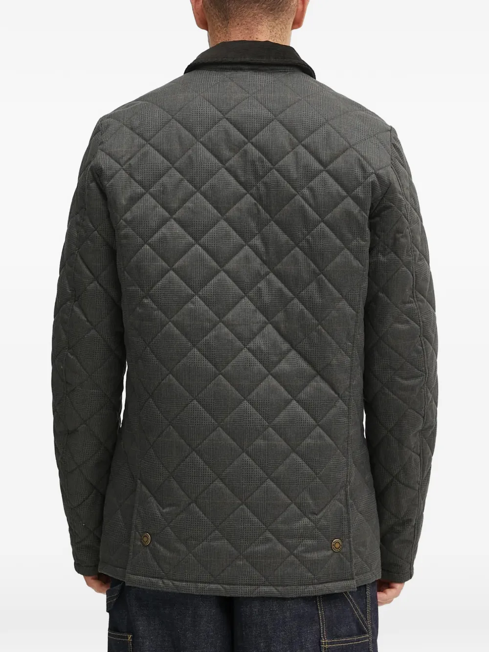 Barbour Heritage Liddesdale Quilted Jacket | Grey | FARFETCH SG