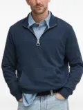 Barbour half-zip cotton sweatshirt - Blue