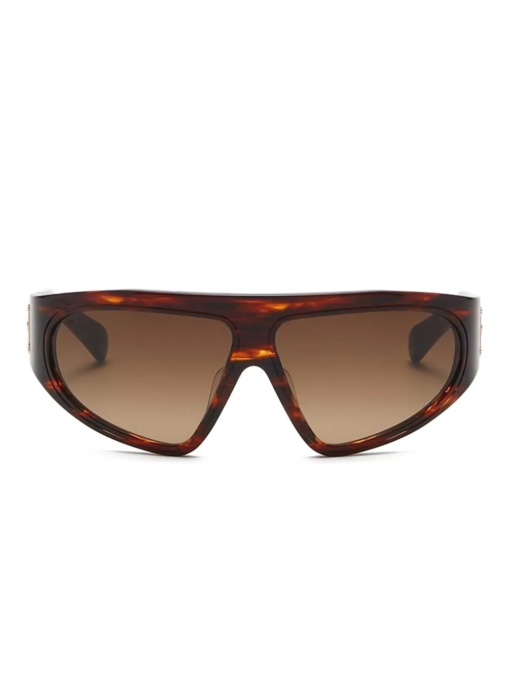 Balmain Eyewear B-Escape zonnebril met shield montuur Bruin