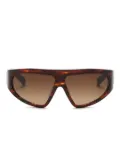 Balmain Eyewear B-Escape shield-frame sunglasses - Brown