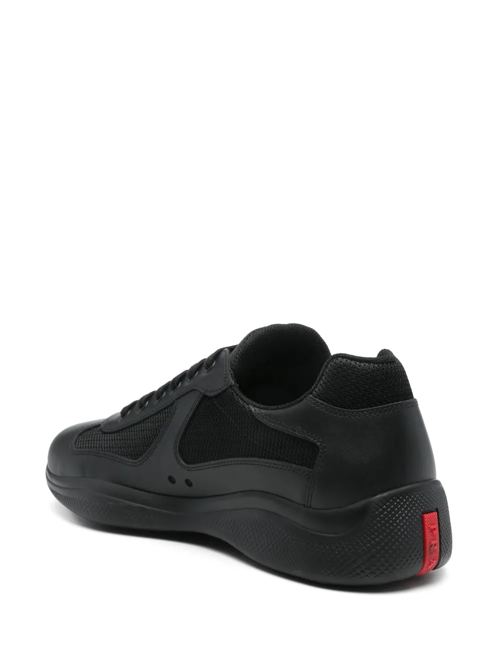 Prada America's Cup sneakers Zwart