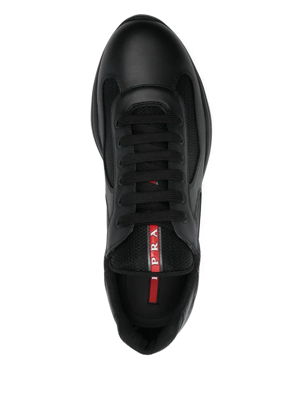 Prada America's Cup sneakers Zwart