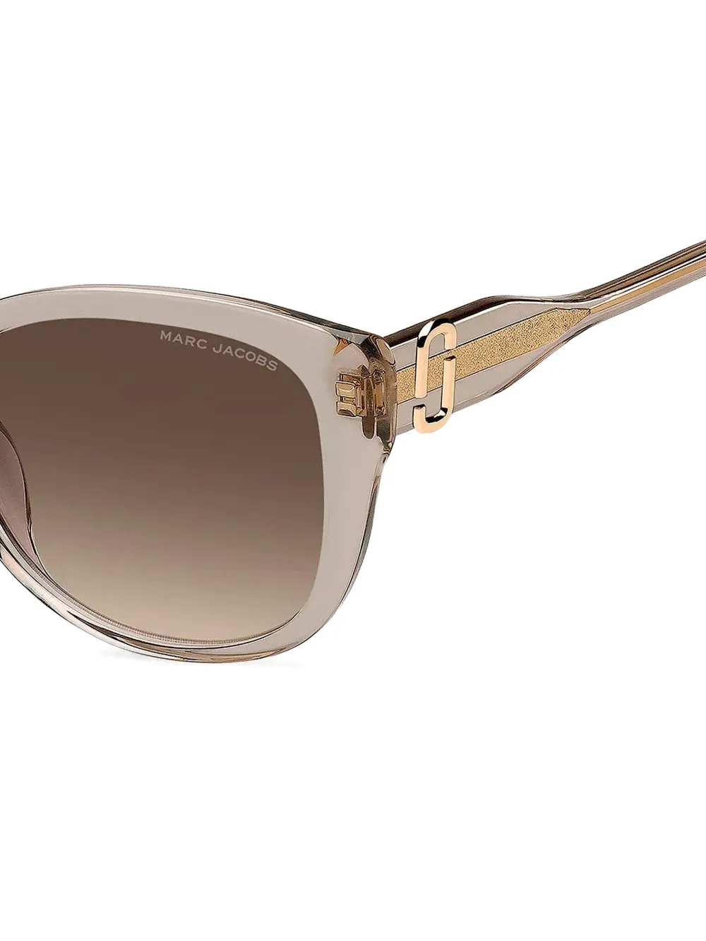 Marc Jacobs Eyewear Zonnebril met cat-eye montuur Beige