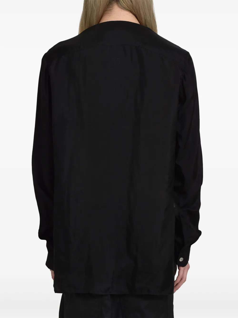 Rick Owens Larry overhemd Zwart