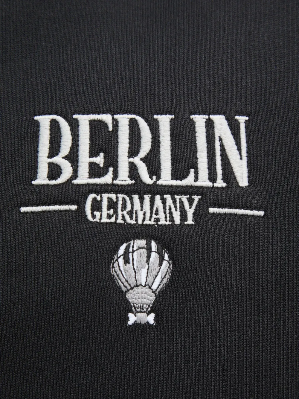 Alpha Industries Berlin Candy hoodie met borduurwerk Zwart