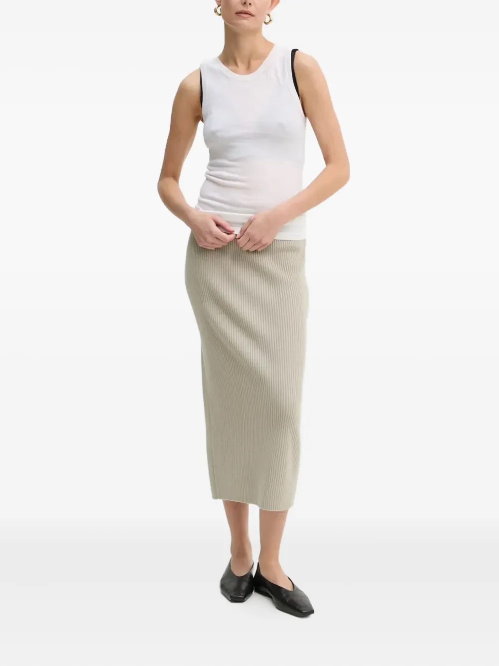 AERON round-neck sleeveless top | Vests & Tank Tops | Image 2
