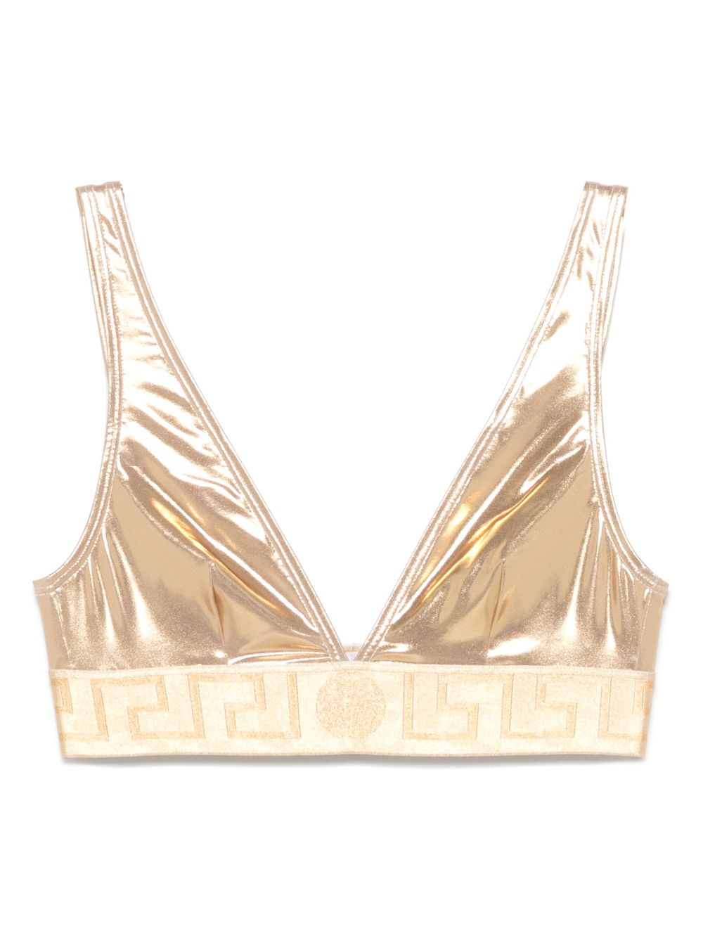 Versace Greca underband bikini top - Gold