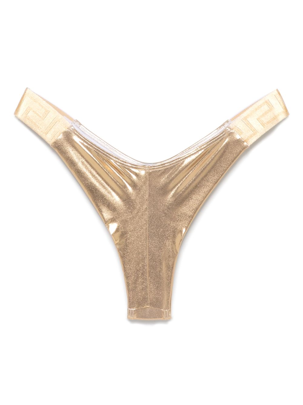 Versace Greca bikinislip met tailleband - Goud