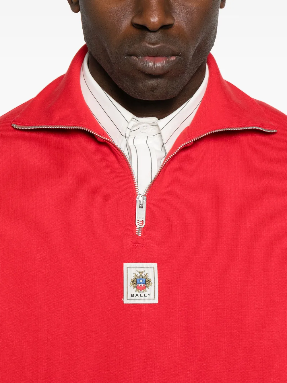 Bally Sweater met patch Rood