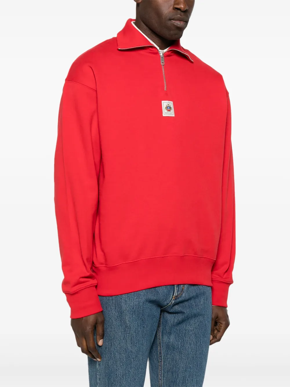 Bally Sweater met patch Rood