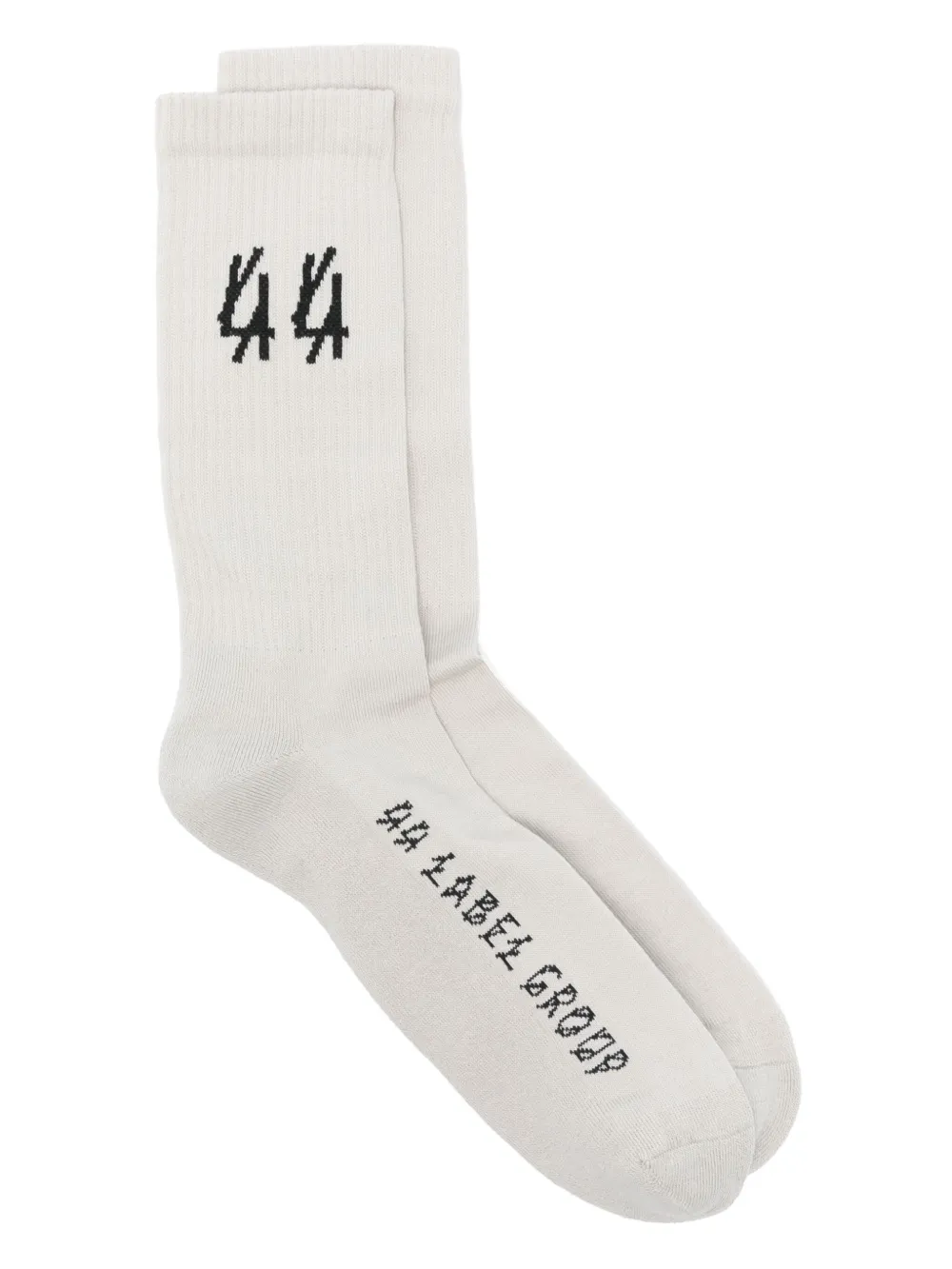 logo-jacquard socks