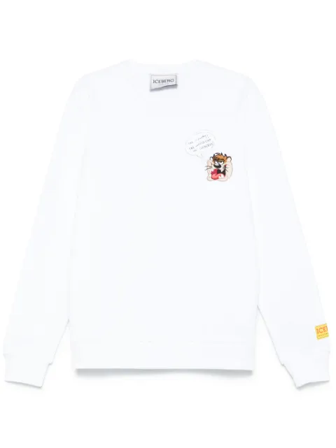 Iceberg appliqué-detail sweatshirt