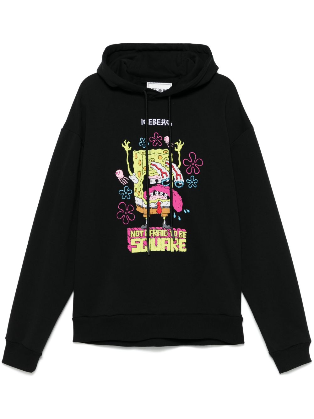 Iceberg Hoodie met print Zwart