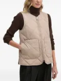 Barbour quilted diamond-pattern vest - Neutrals